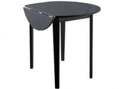 Danish Style Jedálenský stôl Treno, 92 cm, čierna