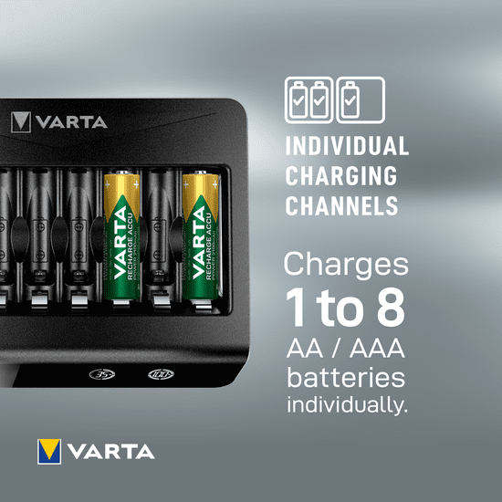 Chargeur VARTA USb + 4 piles AA -LR06 2100mAH SUB QUATT - Electro Dépôt