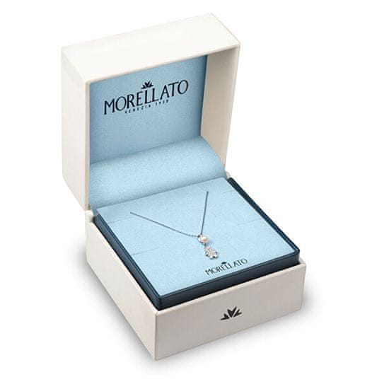 Morellato Originálny strieborný náhrdelník s panáčikom Perla SAER46 (retiazka, prívesok)