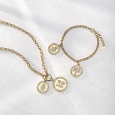Morellato Exkluzívna pozlátená sada šperkov Love SOR29 (náhrdelník + náramok)