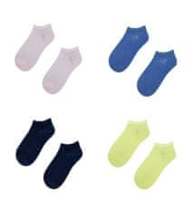 Wola Detské členkové jednofarebné sneaker ponožky EU 21-23 PISTÁCIOVÁ
