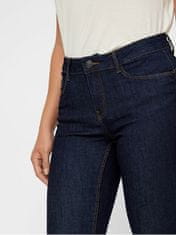 Vero Moda Dámske džínsy VMSEVEN Skinny fit 10183948 Dark Blue Denim (Veľkosť S / 30)