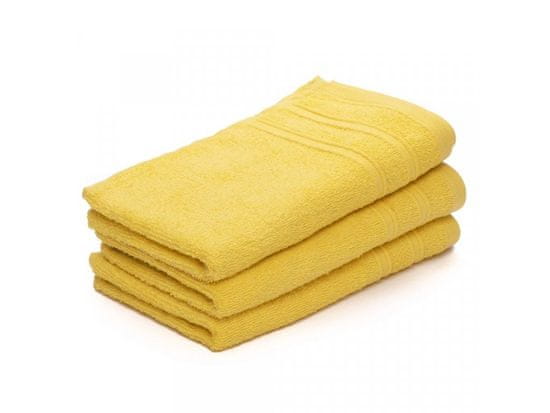 Povlečeme vše Detský uterák Top žltý 30x50 cm