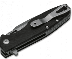 Böker Plus 01BO756 Caracal Folder Mini vreckový nôž 8cm, čierna, G10, rozbíjač skla