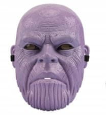 Korbi Thanos Avengers plastová maska, Marvel, Cosplay