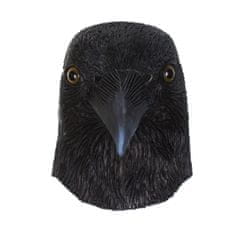Korbi Profesionálna latexová maska Raven, havrania hlava