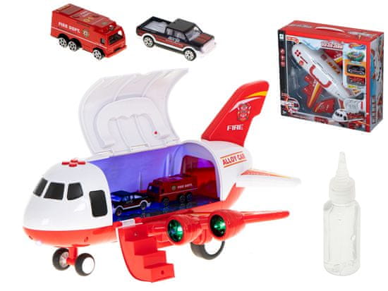 Ikonka Vodné delo pre transportné lietadlá + 2 hasičské vozidlá