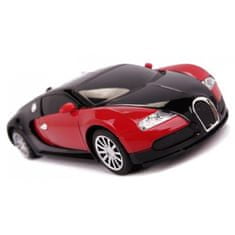 Ikonka RC licencia auta Bugatti Veyron 1:24 červená