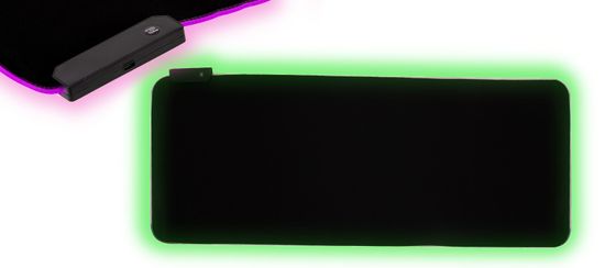 Ikonka RGB stolová podložka pod myš 30 x 80 x 0,4 cm