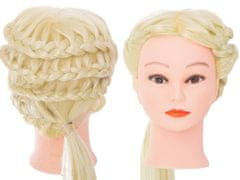 Ikonka Kadernícke školenie hlava prírodné blond vlasy