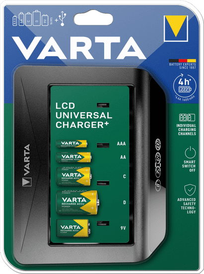 VARTA LCD UNIVERSAL CHARGER+ 57688101401