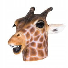 Korbi Profesionálna latexová maska žirafy, žirafia hlava