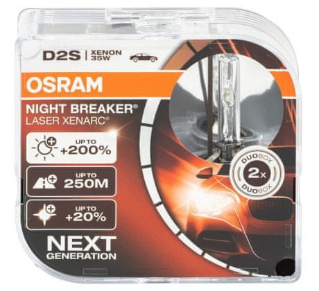 Osram D2S Night Breaker Laser +200% 66240XNL - autožiarovka