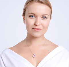 Preciosa Trblietavý náhrdelník Libra 5242 55 (retiazka, prívesok)