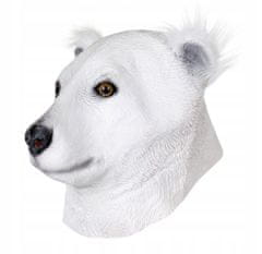 Korbi Profesionálna latexová maska Polárny medveď