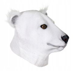 Korbi Profesionálna latexová maska Polárny medveď