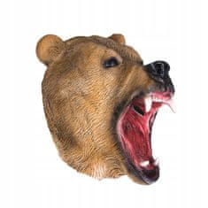 Korbi Profesionálna latexová maska Medveď, medvedia hlava