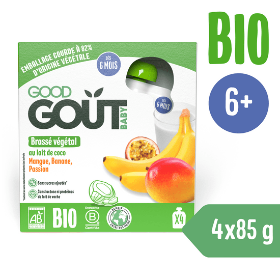 Good Gout BIO Kokosový dezert s exotickým ovocím (4x85 g)