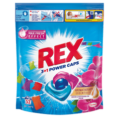 Rex Pracie kapsule Power Caps Aromatherapy Orchid & Macadamia Oil 52 pranie 676 g