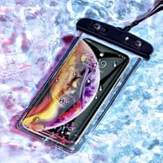 Netscroll Priehľadné vodotesné puzdro na telefón, AquaBag