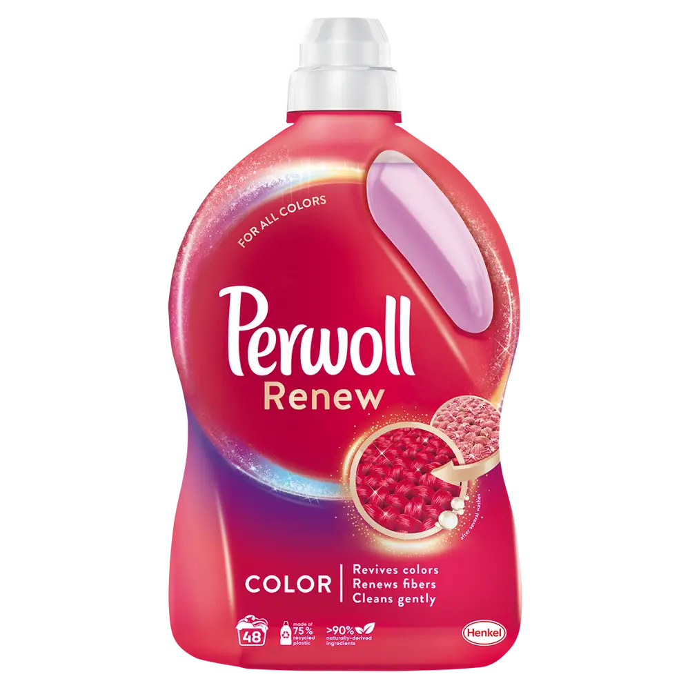 Perwoll Špeciálny prací gél Renew & Repair Color 48 pranie, 2880ml
