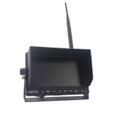 tss GROUP TFT7HDW Monitor 7" bezdrôtový set, 4ch 4split 12/24V