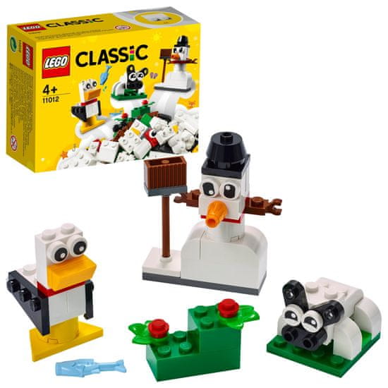 LEGO Classic 11012 Biele kreatívne kocky