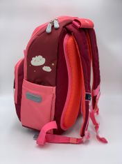 Klarion Krásna ružová ergonomická školská taška Julka