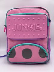 Klarion Praktická ružová ergonomická školská taška Alica