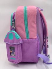 Klarion Praktická ružová ergonomická školská taška Alica