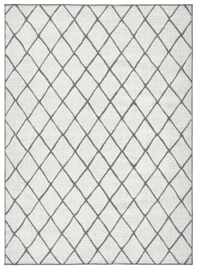 NORTHRUGS Kusový koberec Twin-Wendeteppiche 103118 grau creme – na von aj na doma