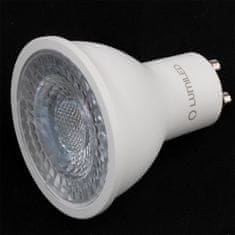 LUMILED 10x LED žiarovka GU10 6W = 60W 580lm 3000K Teplá biela 36°