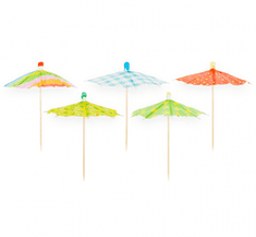 GOLDSUN Ozdobné koktejlové dáždniky 10 ks "Premium", 10 cm