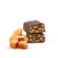 NutriFood Keto Tyčinka karamelovo-arašidová chrumkavá v mliečnej čokoláde