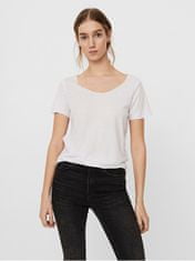 Vero Moda 2 PACK - dámske tričko VMLUA Regular Fit 10172454 Black BRIGHT WHITE (Veľkosť L)