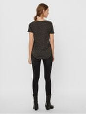 Vero Moda 2 PACK - dámske tričko VMLUA Regular Fit 10172454 Black BRIGHT WHITE (Veľkosť L)