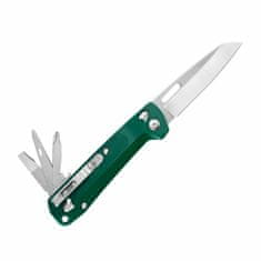 LEATHERMAN LTG832894 FREE K2 EVERGREEN multifunkčný nôž 8,4cm, 8 funkcií, zelená