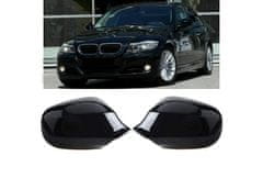 UNI Kryty zrkadiel BMW E90 / E91 LCI 2009-2012 lesklá čierna