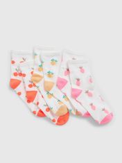 Gap Detské ponožky s ovocím, 3 páry L