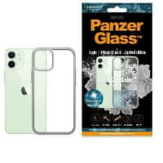 PanzerGlass ClearcaseColor puzdro pre Apple iPhone 12 Mini - Strieborná KP19759