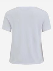 VILA Biele basic tričko VILA Modala XXL