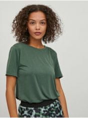 VILA Zelené basic tričko VILA Modala XS