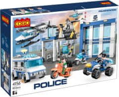 Cogo stavebnica Polícia - velká policejní stanice kompatibilná 857 dielov