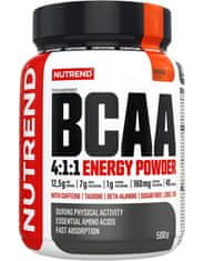 Nutrend BCAA 4:1:1 Energy Powder 500 g, malina