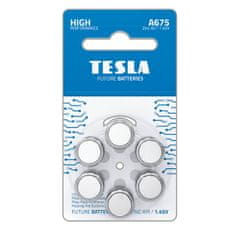 Tesla Batteries TESLA A675 (PR44) Zinc Air 6 ks blister NEW