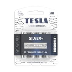Tesla Batteries TESLA AA SILVER + Alkaline 4 ks blister LR06 NEW