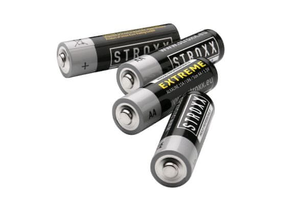 STROXX Alkalické batérie AA LR6 STROXX - 4 ks v blistri