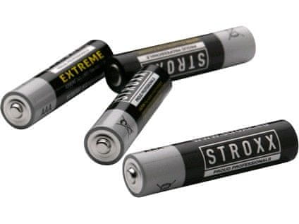 STROXX Alkalické batérie AAA - LR03 STROXX - 4 ks v blistri
