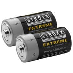 STROXX Alkalické batérie typu C (LR14), 2ks