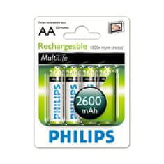 Philips Nabíjacie batérie Philips NiMH 2600 mAh AA (tužka)